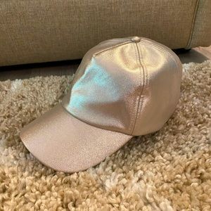 Rose gold baseball hat